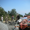 Cement mixing
